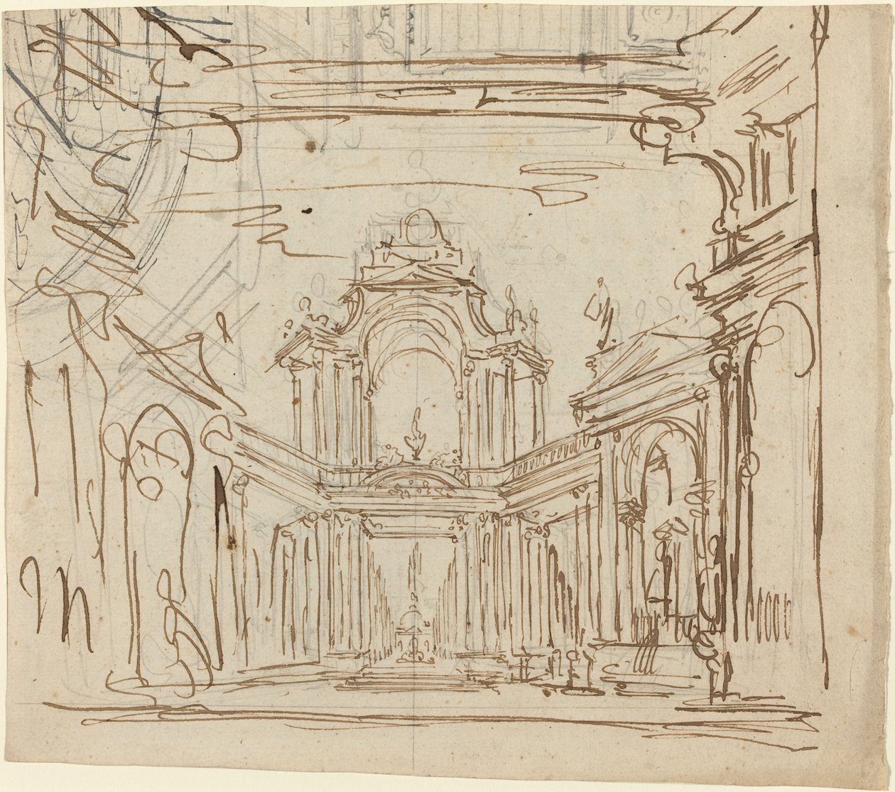 Wygląd sceny autorstwa Italian 18th Century