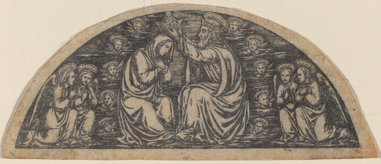 Koronacja Dziewicy autorstwa Italian 18th or 19th Century