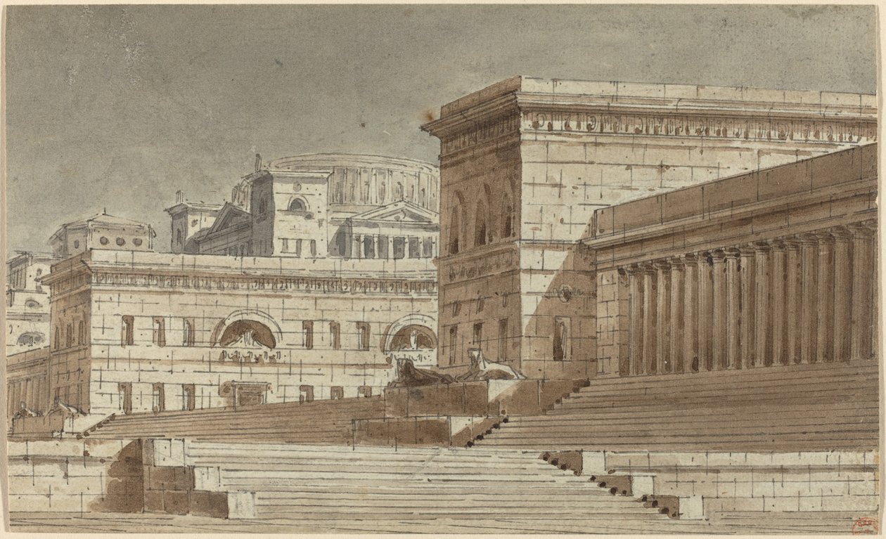 Wygląd sceny autorstwa Italian 19th Century