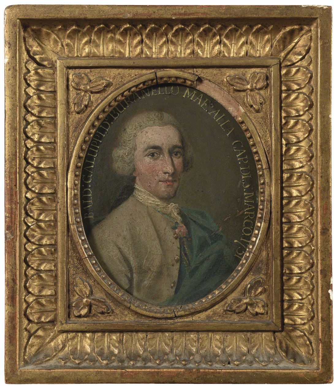 Portret kompozytora Baldassare Galuppi 1706-1785, 1751 autorstwa Italian Master