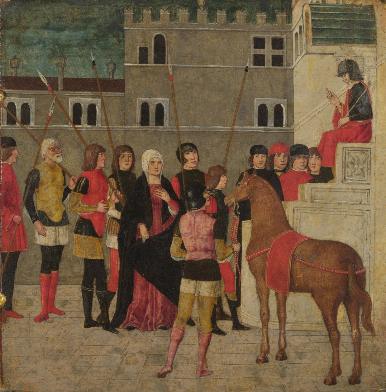 Sprawiedliwość Trajana, między 1475 a 1500 autorstwa Italian Master