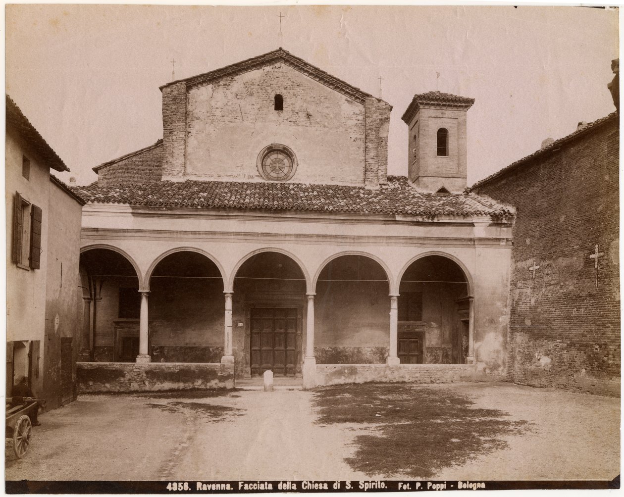 Kościół Ducha Świętego, Rawenna, Emilia-Romania, Włochy, fot. Pietro Poppi, Bolonia, ok. 1900 autorstwa Italian Photographer