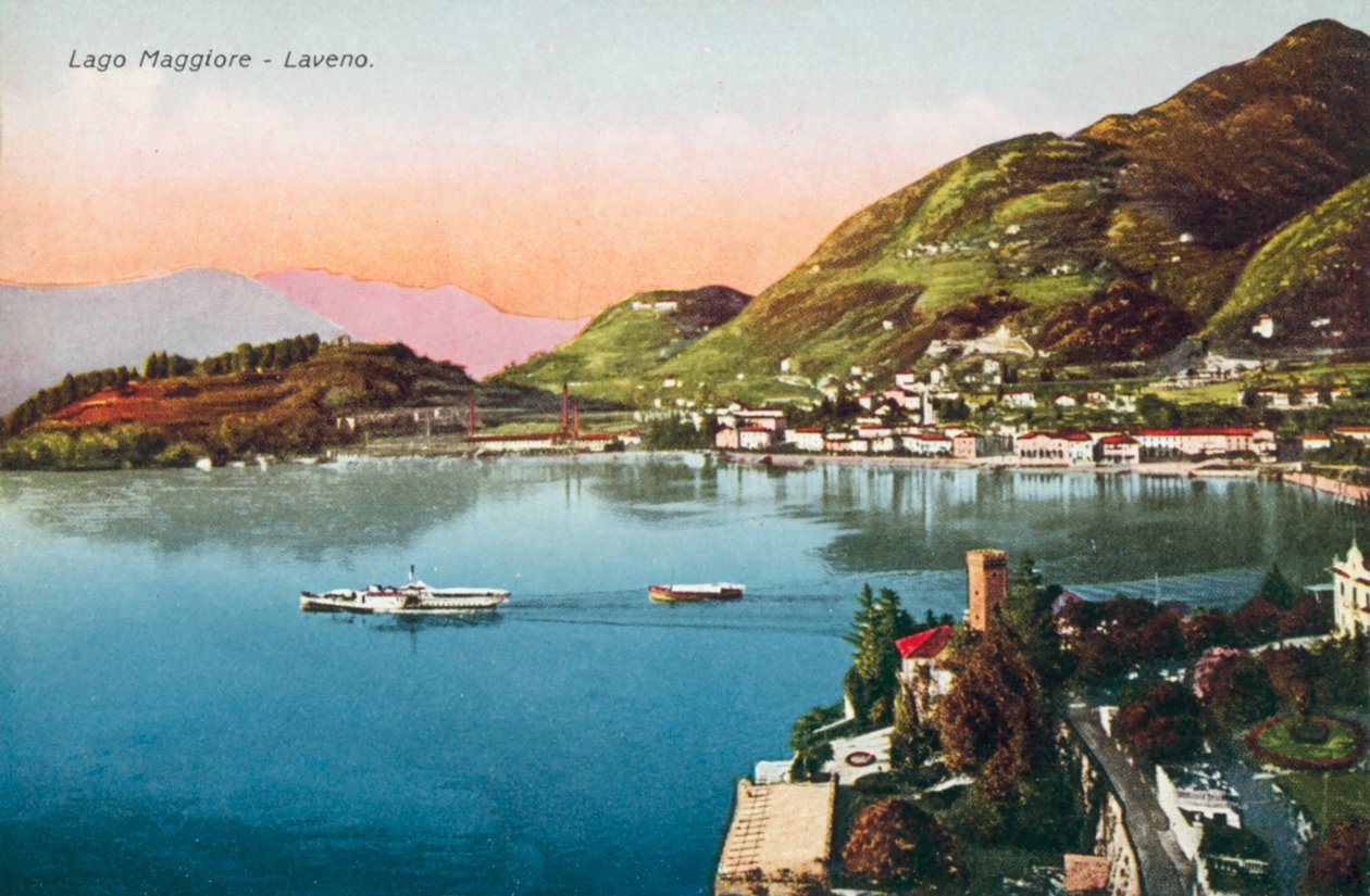 Jezioro Maggiore, Laveno (zdjęcie kolorowe) autorstwa Italian Photographer