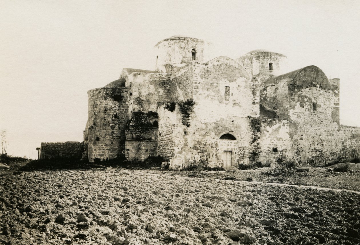 Klasztor Agios Varnavas, Engomi, Cypr, fot. Camille Enlart, Paryż autorstwa Italian Photographer