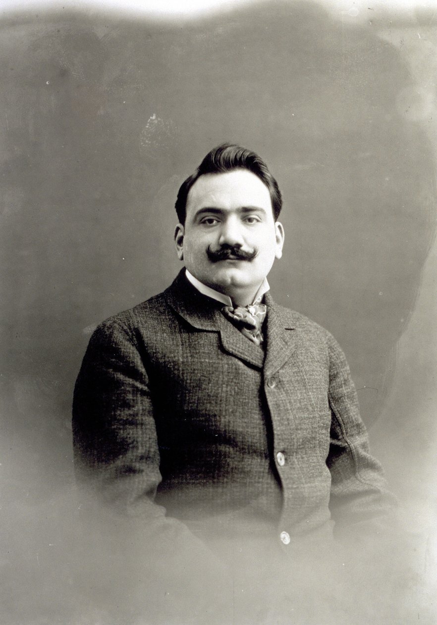 Portret Enrico Caruso, ok. 1900 autorstwa Italian Photographer