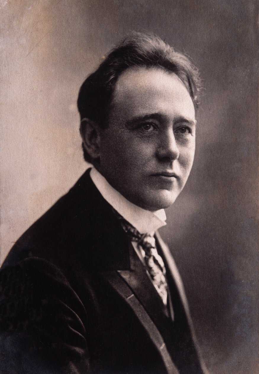 Portret Felixa von Weingartnera (1863-1942) austriackiego kompozytora i dyrygenta autorstwa Italian Photographer