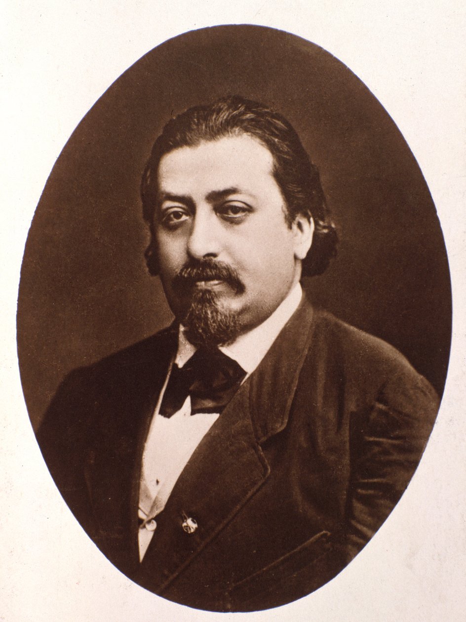 Portret polskiego kompozytora Henryka Wieniawskiego (1835-1880) autorstwa Italian Photographer