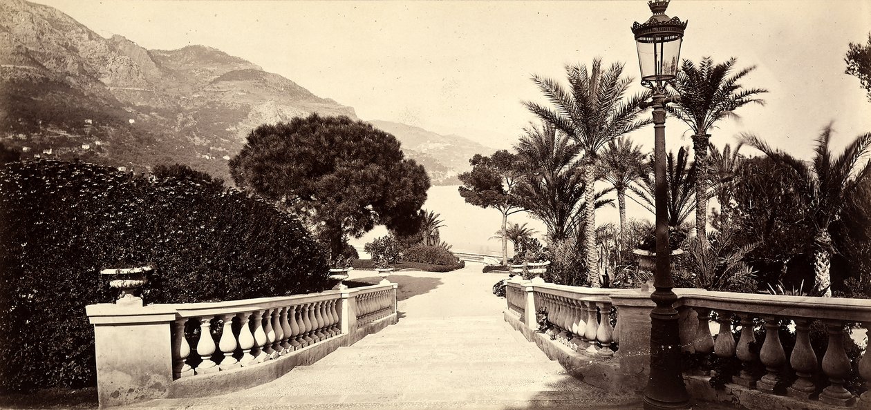 Ogród Kasyna Monte Carlo w Księstwie Monako autorstwa Italian Photographer