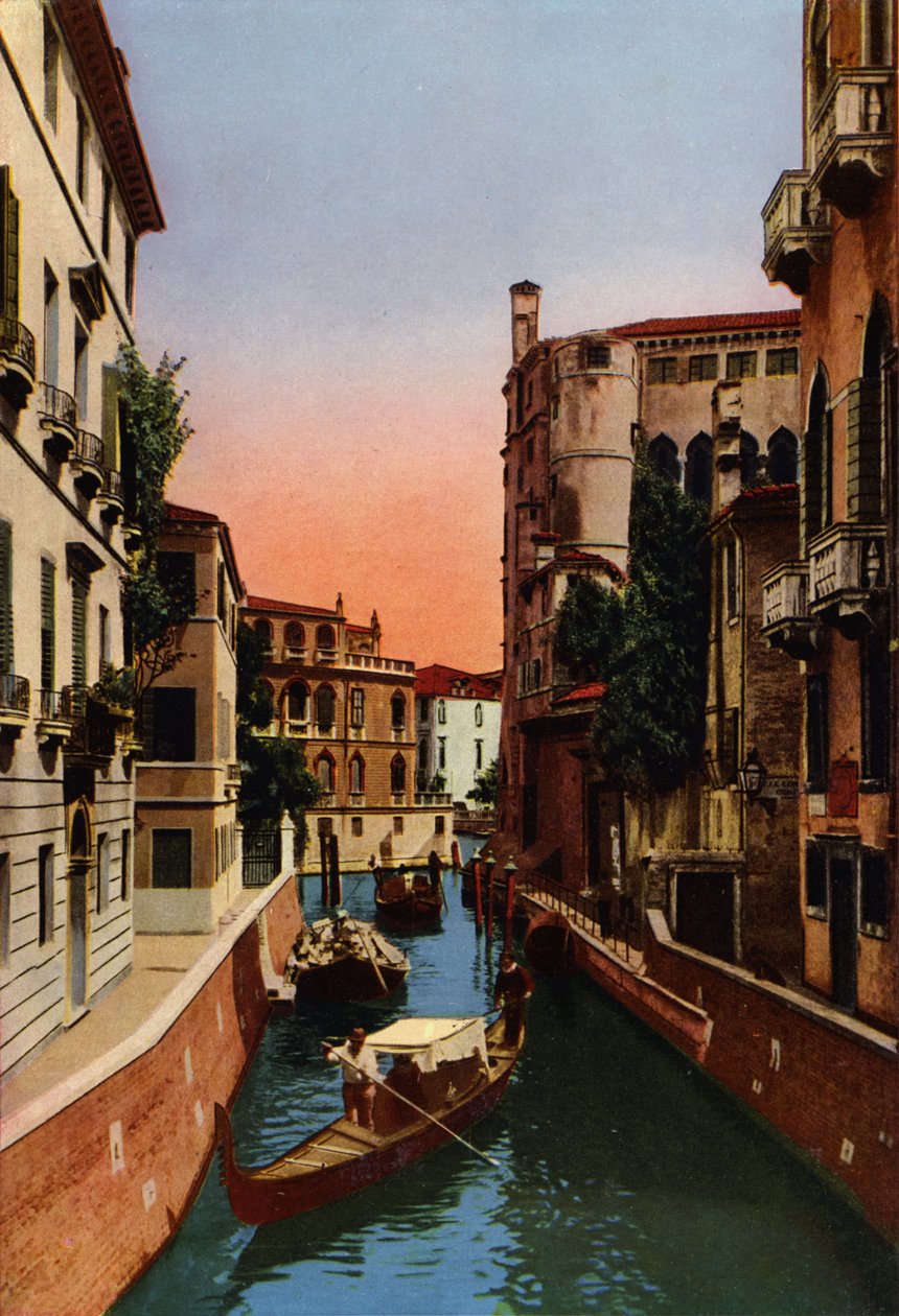 Wenecja / Venice: Rio delle Meravegie (kolorowe zdjęcie) autorstwa Italian Photographer