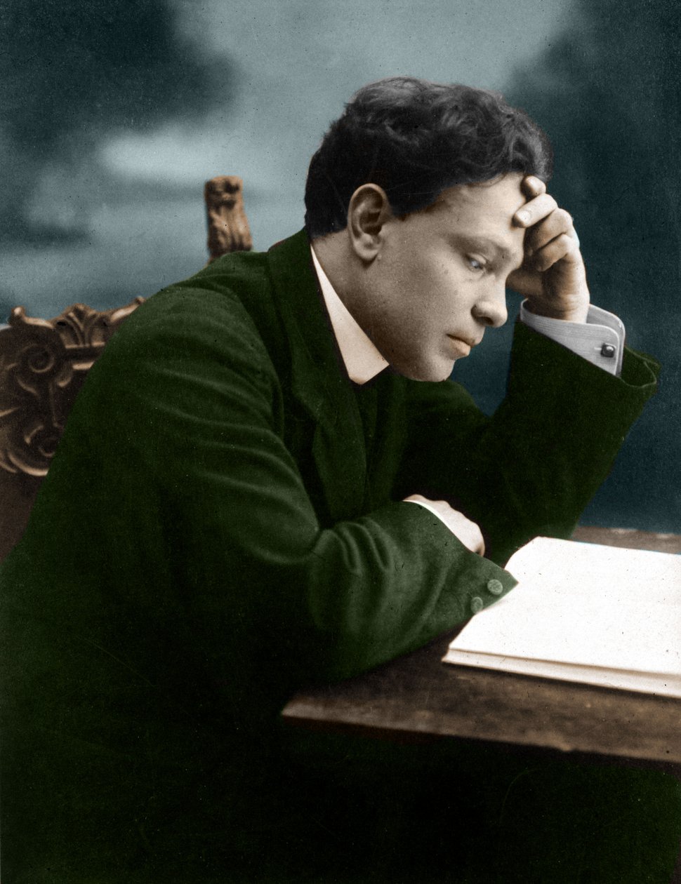 Ottorino Respighi (kolorowe zdjęcie) autorstwa Italian Photographer Italian Photographer