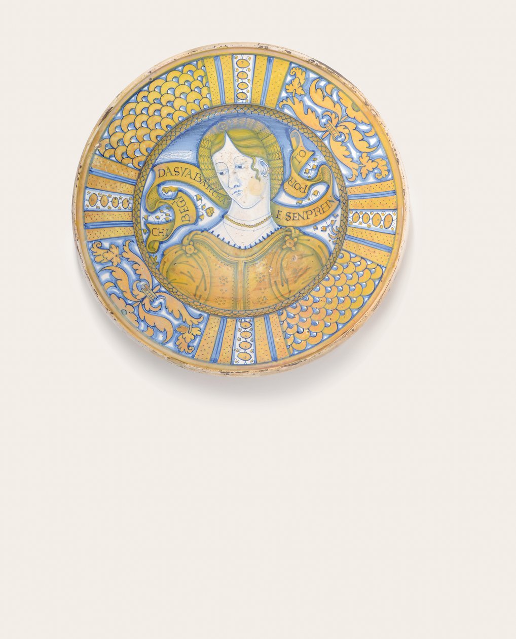 Ładowarka Deruta Gold-Lustre Bella Donna, ok. 1500-30 autorstwa Italian School