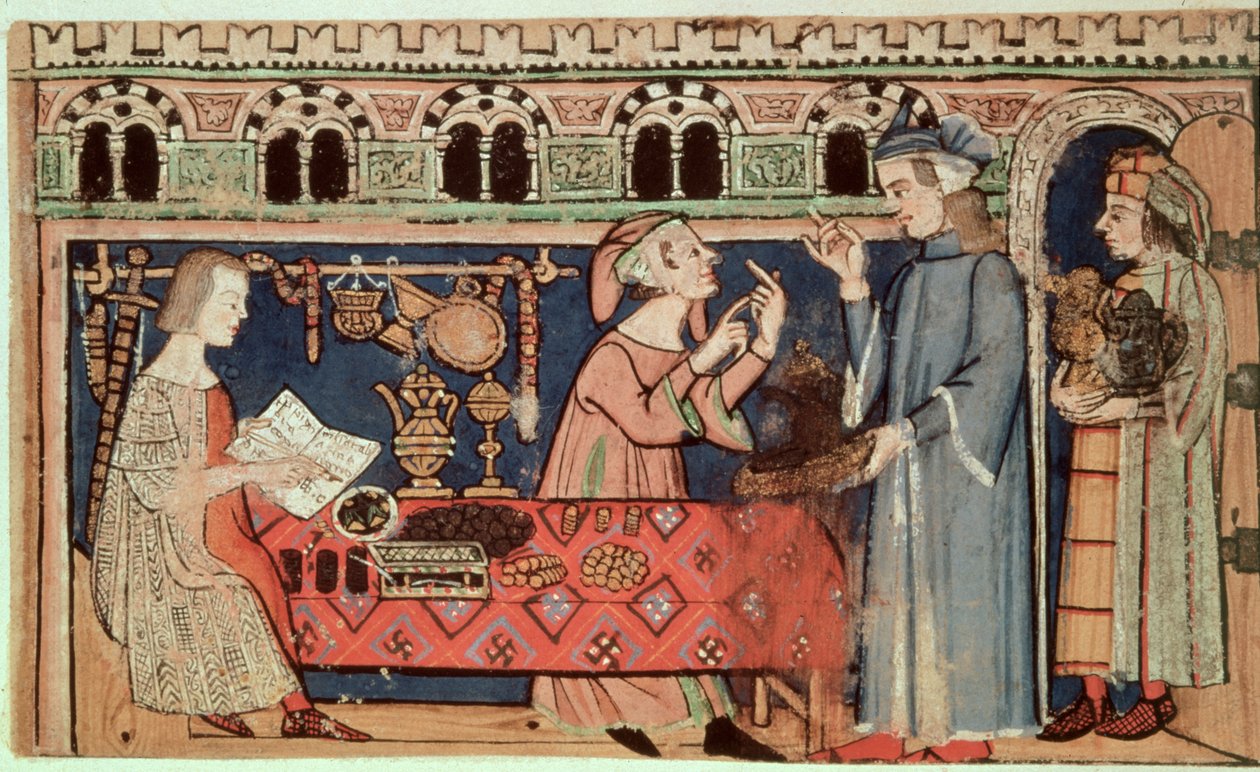 Dodaj 27695 f.7v lombard, z traktatu o imadłach (welum) autorstwa Italian School