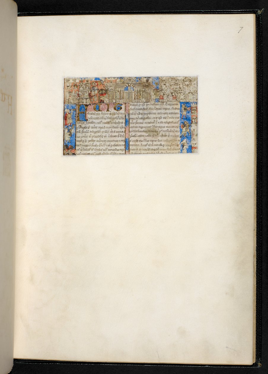 Dodaj MS 27695, f.7r, z traktatu o wadach i cnotach, Genua, ok. 1330-40 (welin) autorstwa Italian School