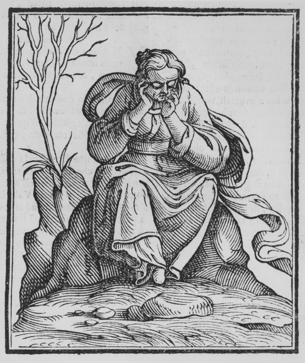 Alegoria melancholii autorstwa Italian School
