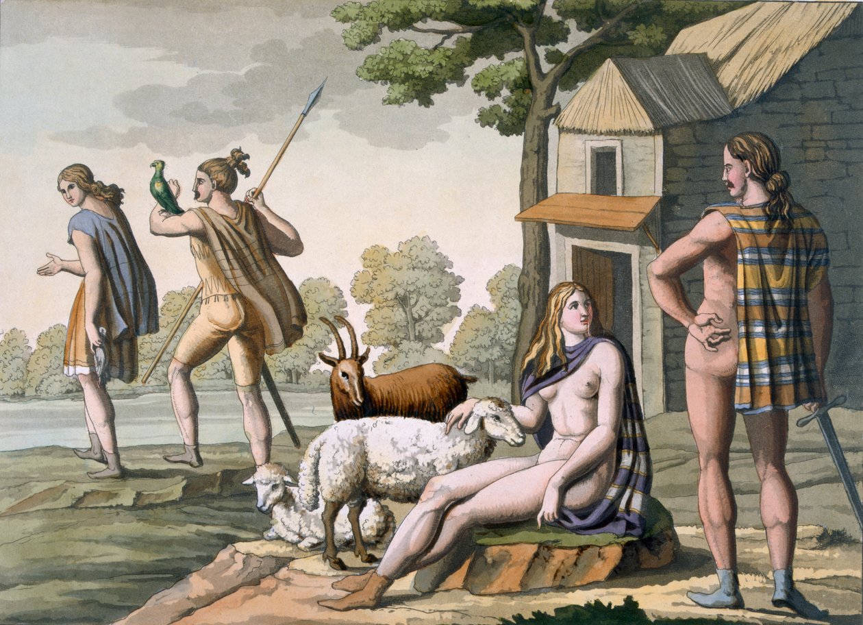 Starożytni Galowie, ok. 1800-18 autorstwa Italian School