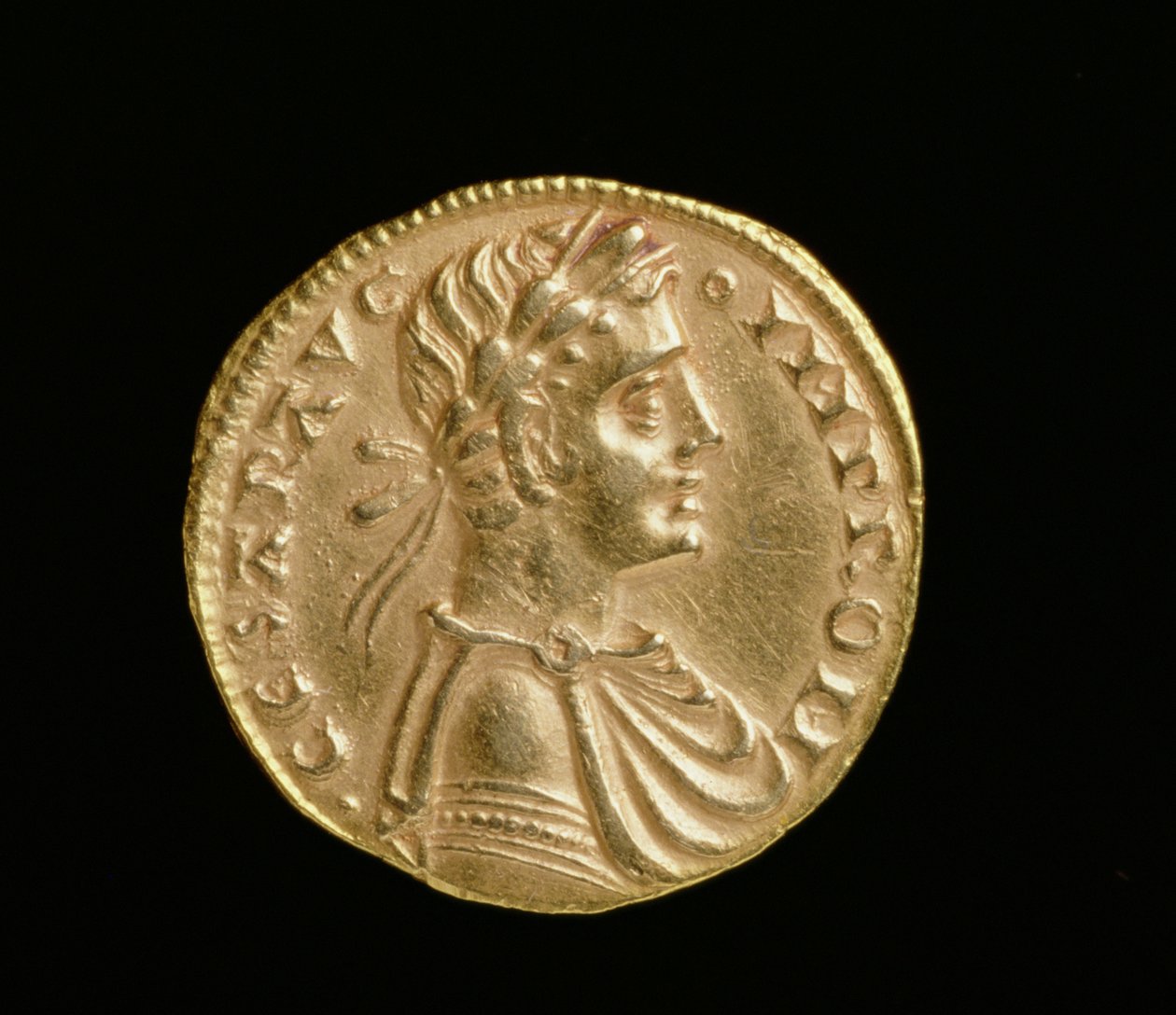 Augustalis Fryderyka II (1198-1250), Królestwo Sycylii i południowych Włoch, mennica w Mesynie, 1231-50 (awers) (złoto) (odwrotność patrz 168053) autorstwa Italian School