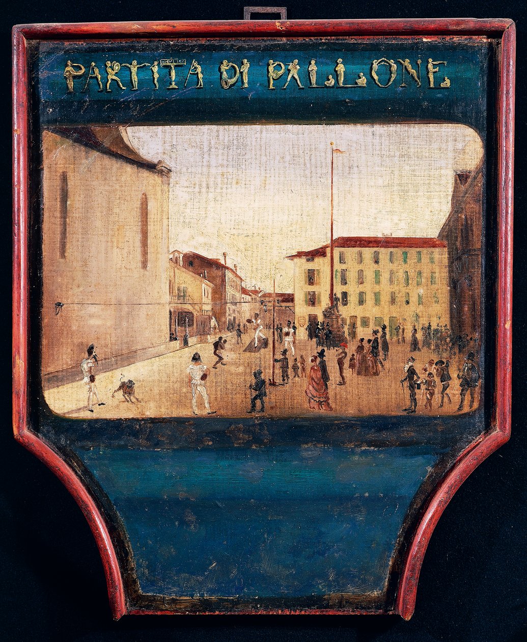 Mecz w piłkę, Włochy autorstwa Italian School