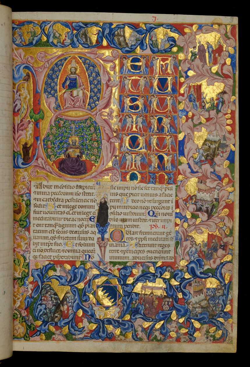 Beatus vir, Chrystus w Majestacie, Król Dawid autorstwa Italian School