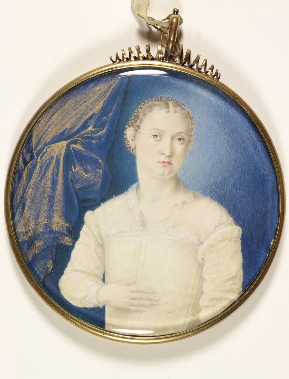 Bianca Capello, Wielka Księżna Toskanii (akwarela na welinie) autorstwa Italian School