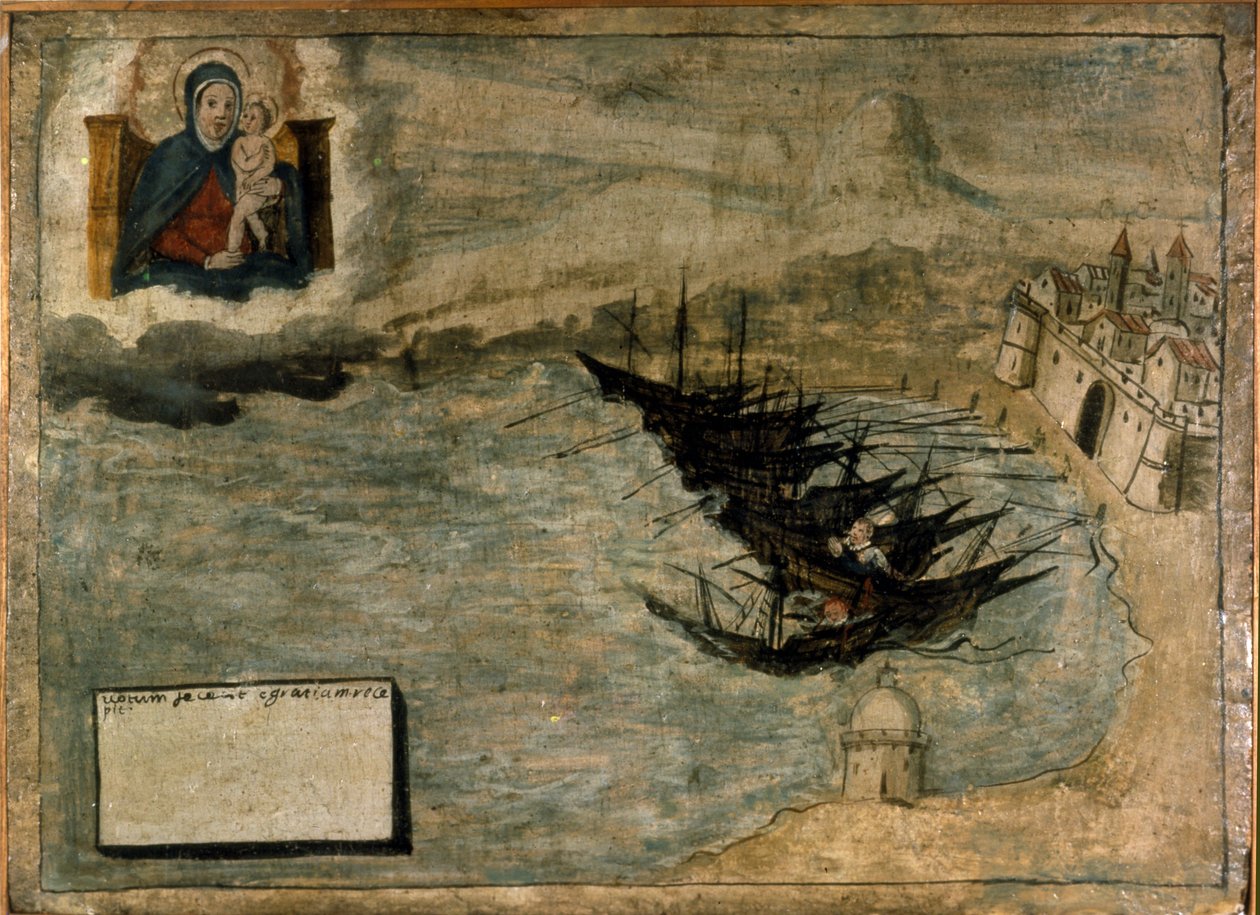 Łodzie mogą zawieść na brzegu. Ex voto z XVII wieku kościoła Madonna dell
