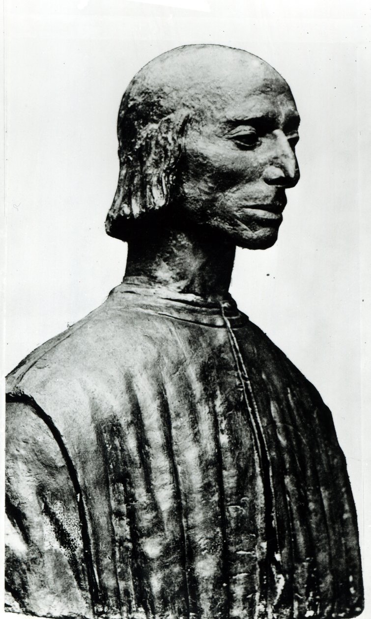 Popiersie Niccolo Machiavellego (1469-1527) autorstwa Italian School