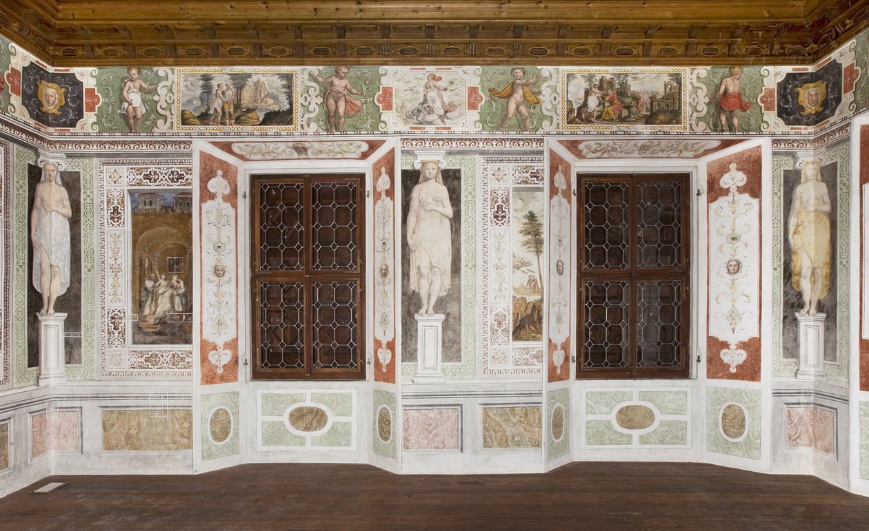 Sala Kariatyd: Metamorfozy Owidiusza (fresk) autorstwa Italian School