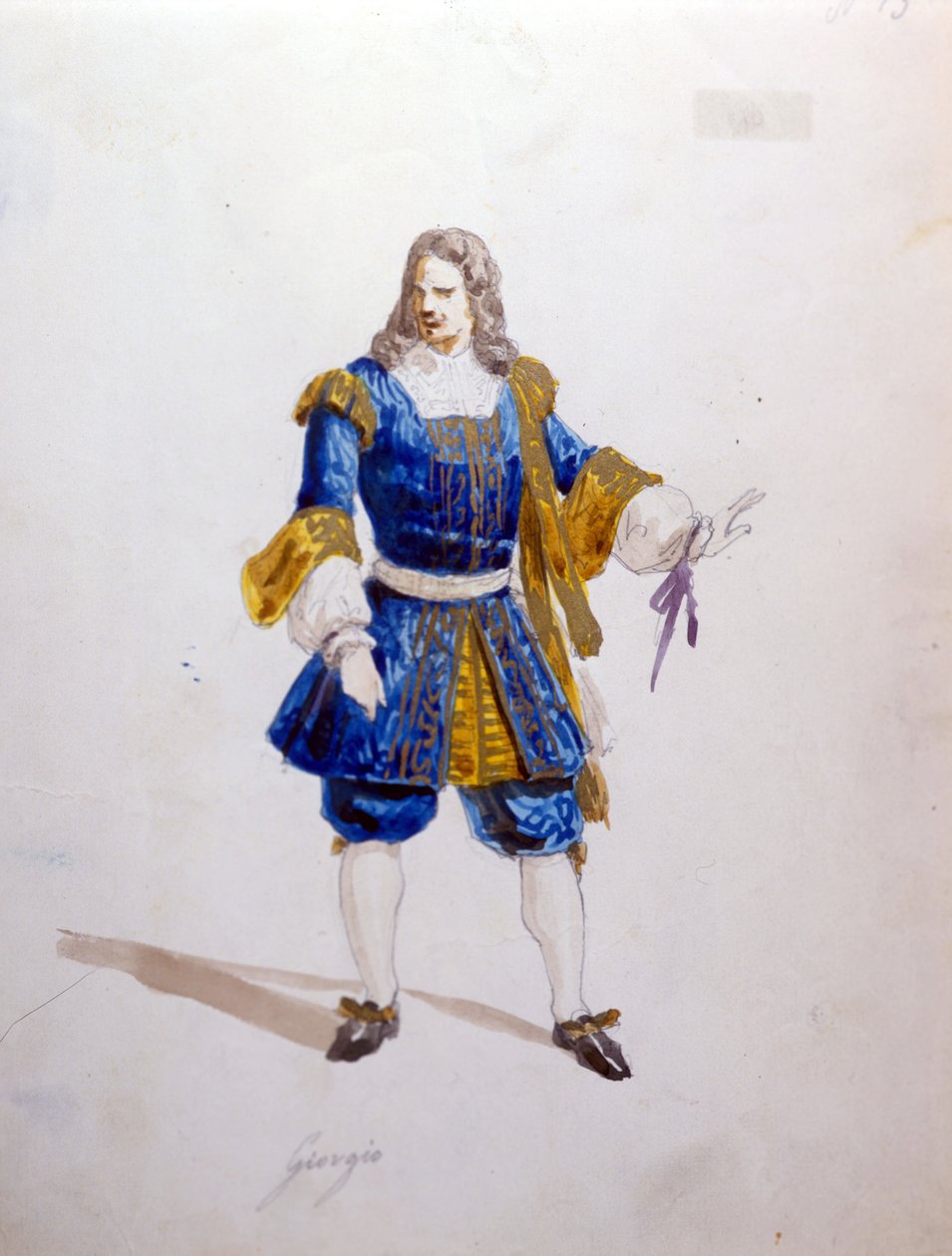 Postać Giorgia w „Traviacie” Giuseppe Verdi autorstwa Italian School