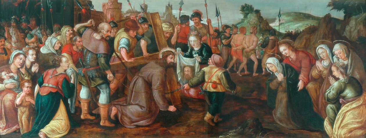 Chrystus dźwigający krzyż, 1501 autorstwa Italian School
