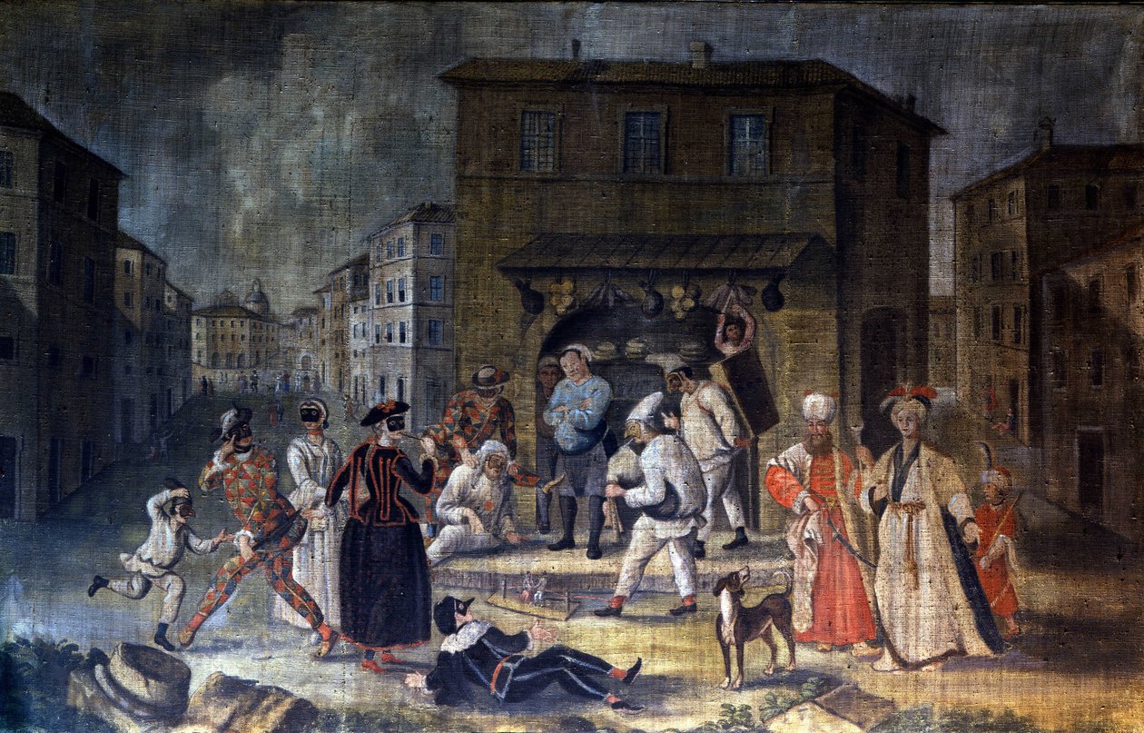 Komiksy Commedia dell