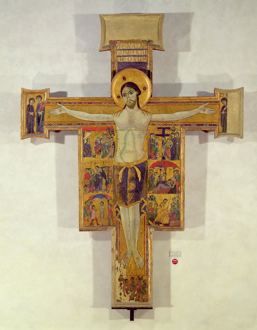 Ukrzyżowanie, Szkoła Toskańska, II poł. XII w. autorstwa Italian School
