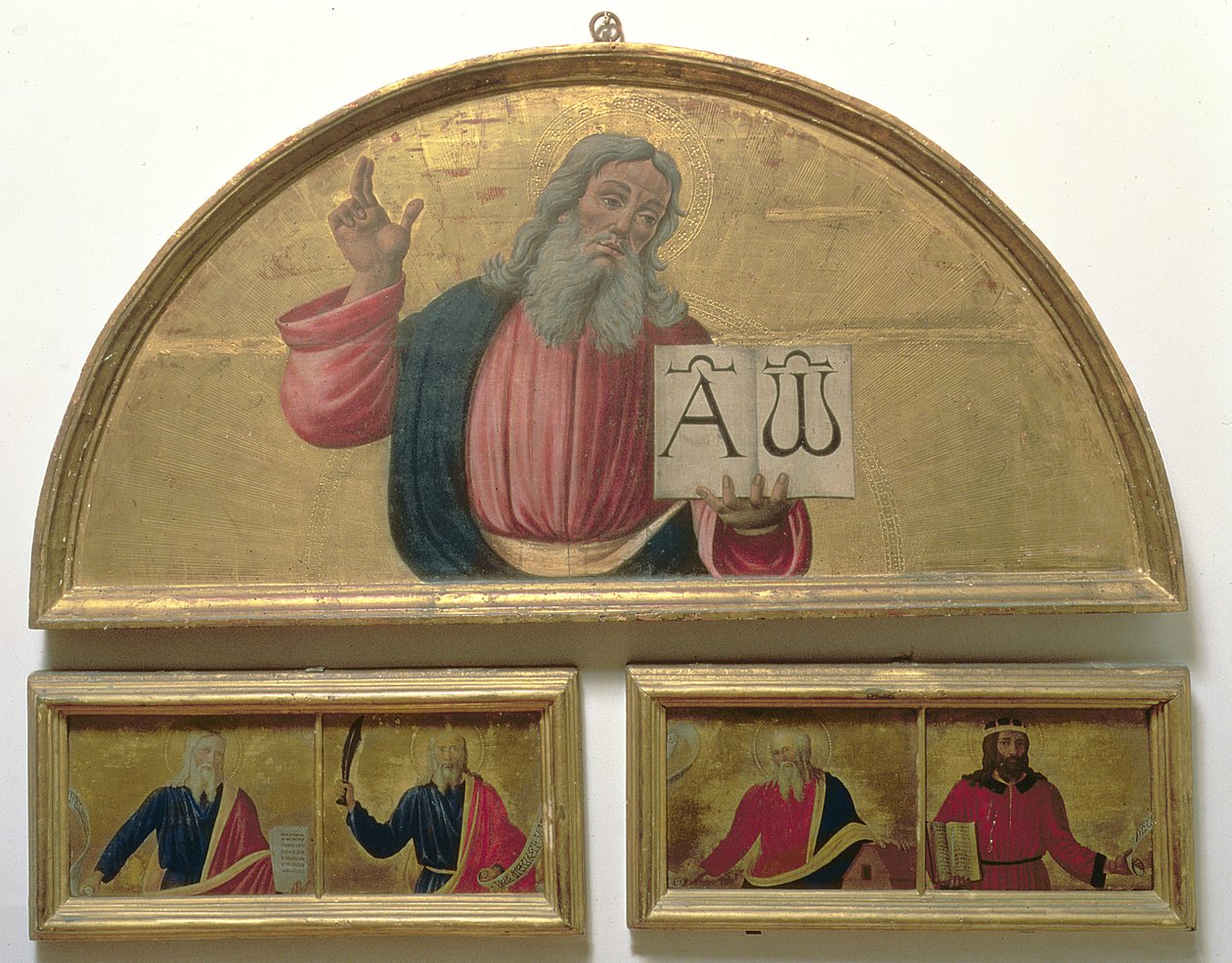 Ojciec Przedwieczny (tempera na panelu) autorstwa Italian School