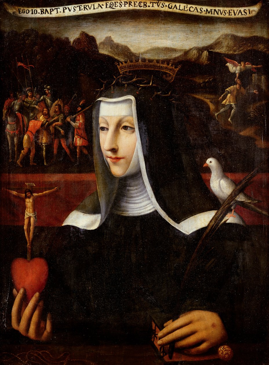 Ex Voto pod wezwaniem św. Katarzyny ze Sieny (1347-80) (olej na desce) autorstwa Italian School
