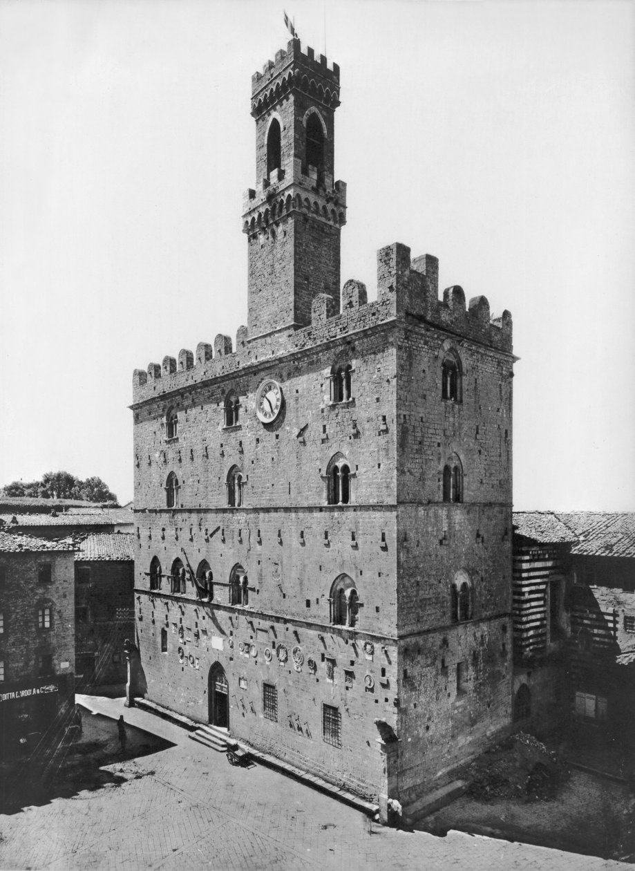 Widok zewnętrzny Palazzo dei Priori autorstwa Italian School