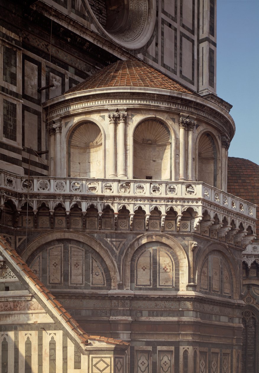 Widok zewnętrzny Bazyliki (Duomo) XIV-XV w. autorstwa Italian School