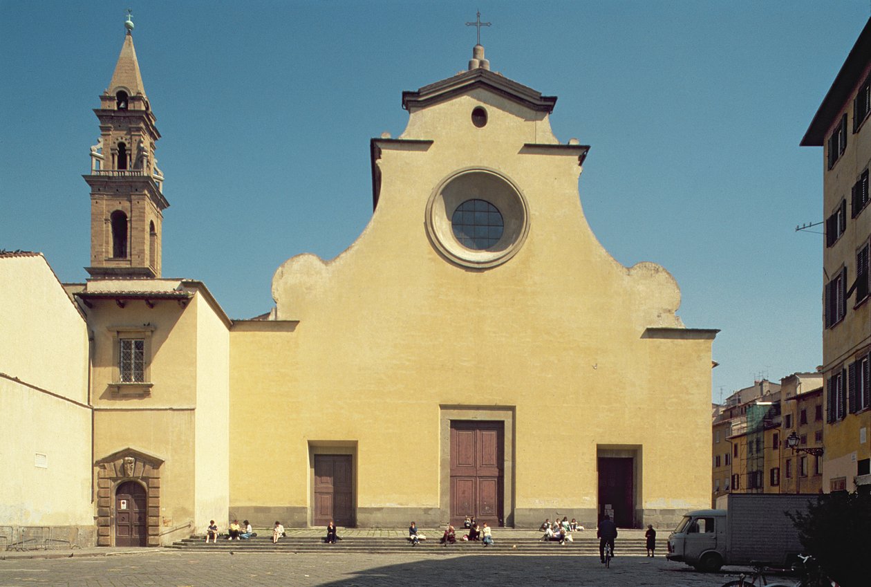 Fasada Santo Spirito autorstwa Italian School