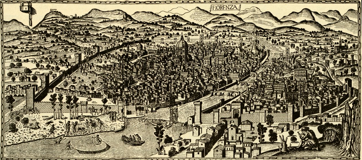 Florencja około 1490 roku autorstwa Italian School