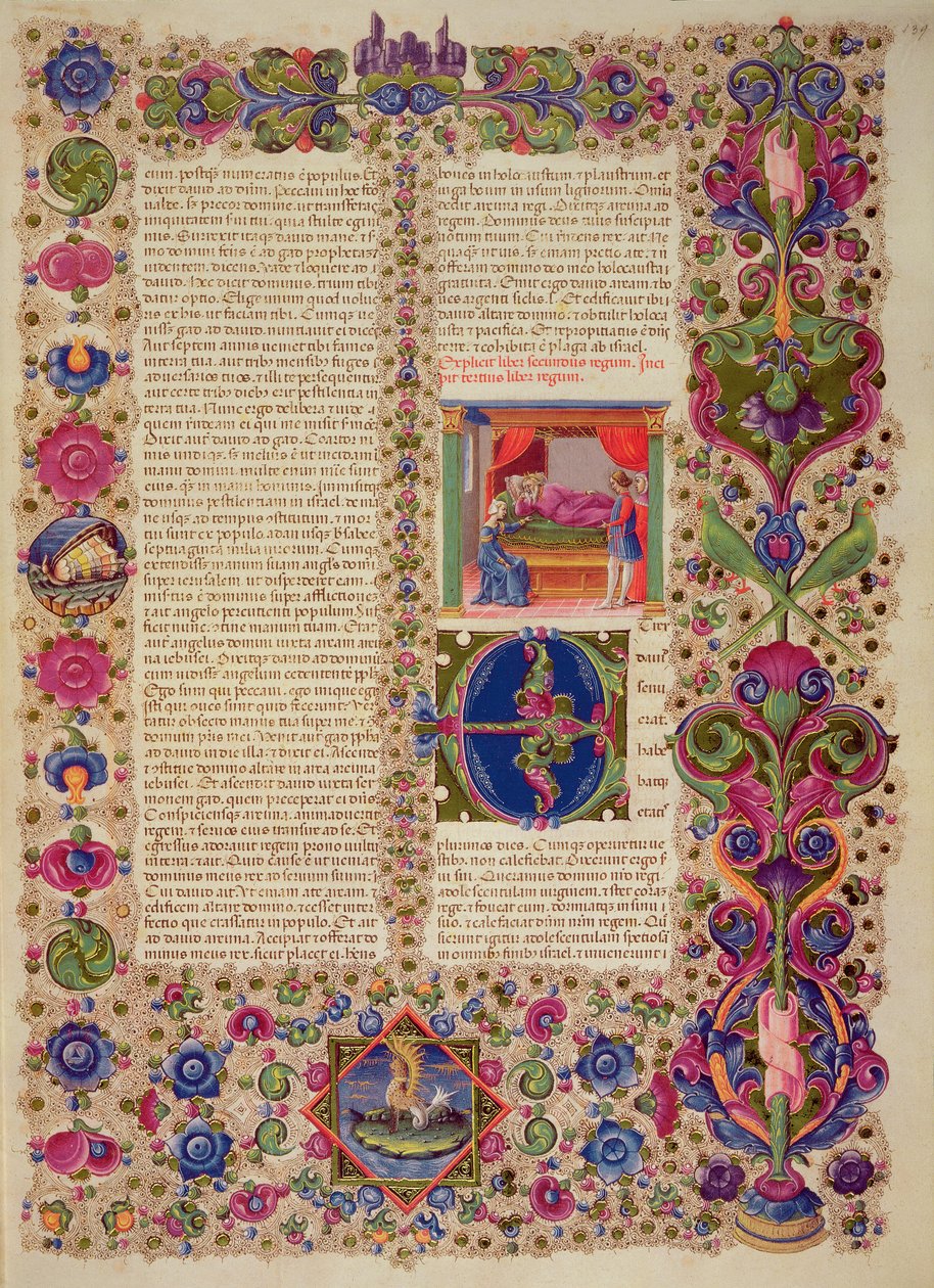 Fol.139r Trzecia Księga Królów, z Biblii Borso d