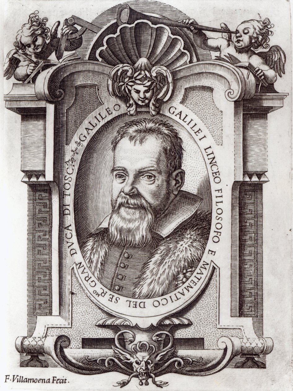 Frontyspis do Il Saggiatore Galileo Galilei, opublikowany w 1623 r. autorstwa Italian School