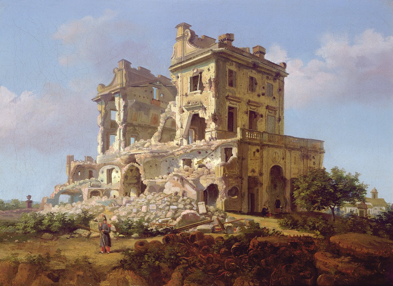 Willa Garibaldisa, Włochy autorstwa Italian School