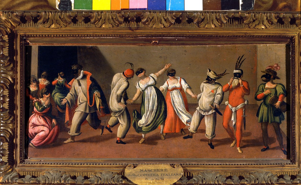Włoskie maski Commedia dell