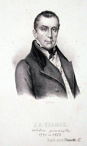 Johann Baptist Cramer (1771-1858) ryty przez Richtera (grafika) autorstwa Italian School
