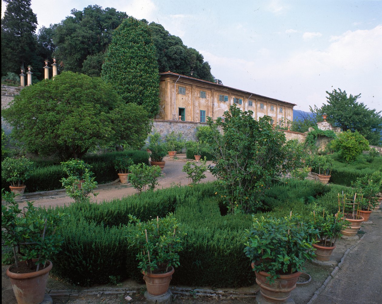 Limonaia i ogród, Villa di Celle autorstwa Italian School