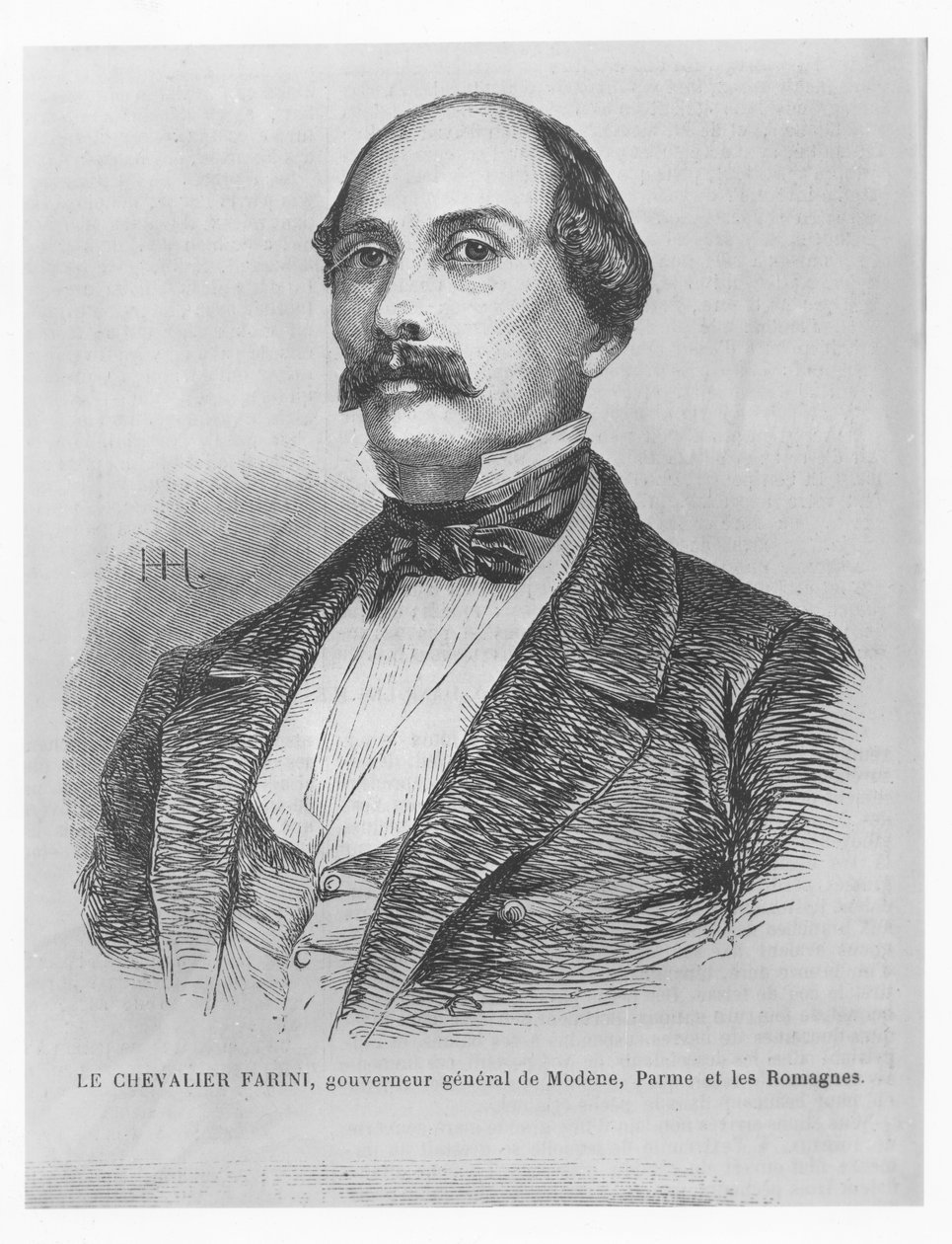 Luigi Carlo Farini autorstwa Italian School