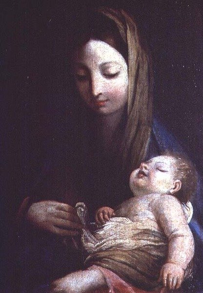 Madonna z dzieckiem, Szkoła Emilian autorstwa Italian School