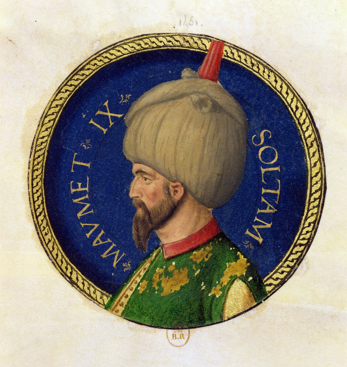 Mehmed II (1432-81) zwany Fatih, Zdobywca autorstwa Italian School