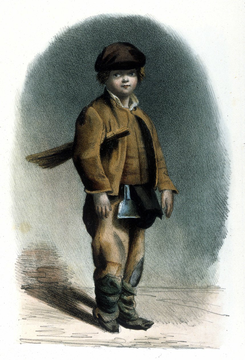 Milanese Metike: Komin kominowy. 1830 Grawerowanie Locano. autorstwa Italian School