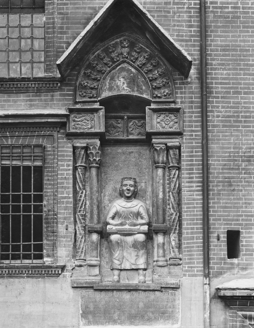 Pomnik Wergiliusza, Palazzo del Podesta, Piazza Dante, 1220 autorstwa Italian School