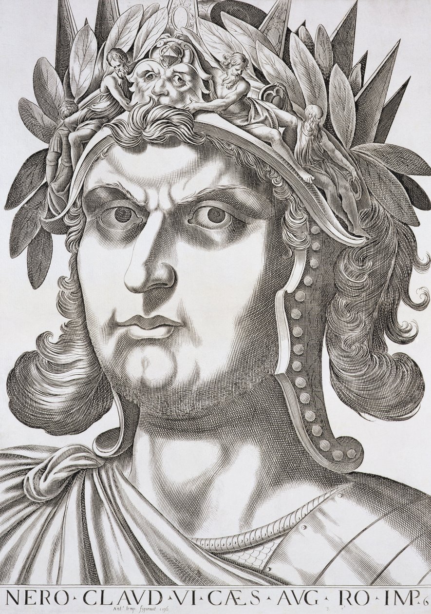 Cezar Neron (37-68 ne), 1596 autorstwa Italian School