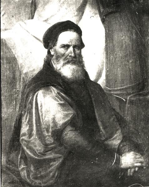 Nicolo Pisani (olej na płótnie) (zdjęcie czarno-białe) autorstwa Italian School