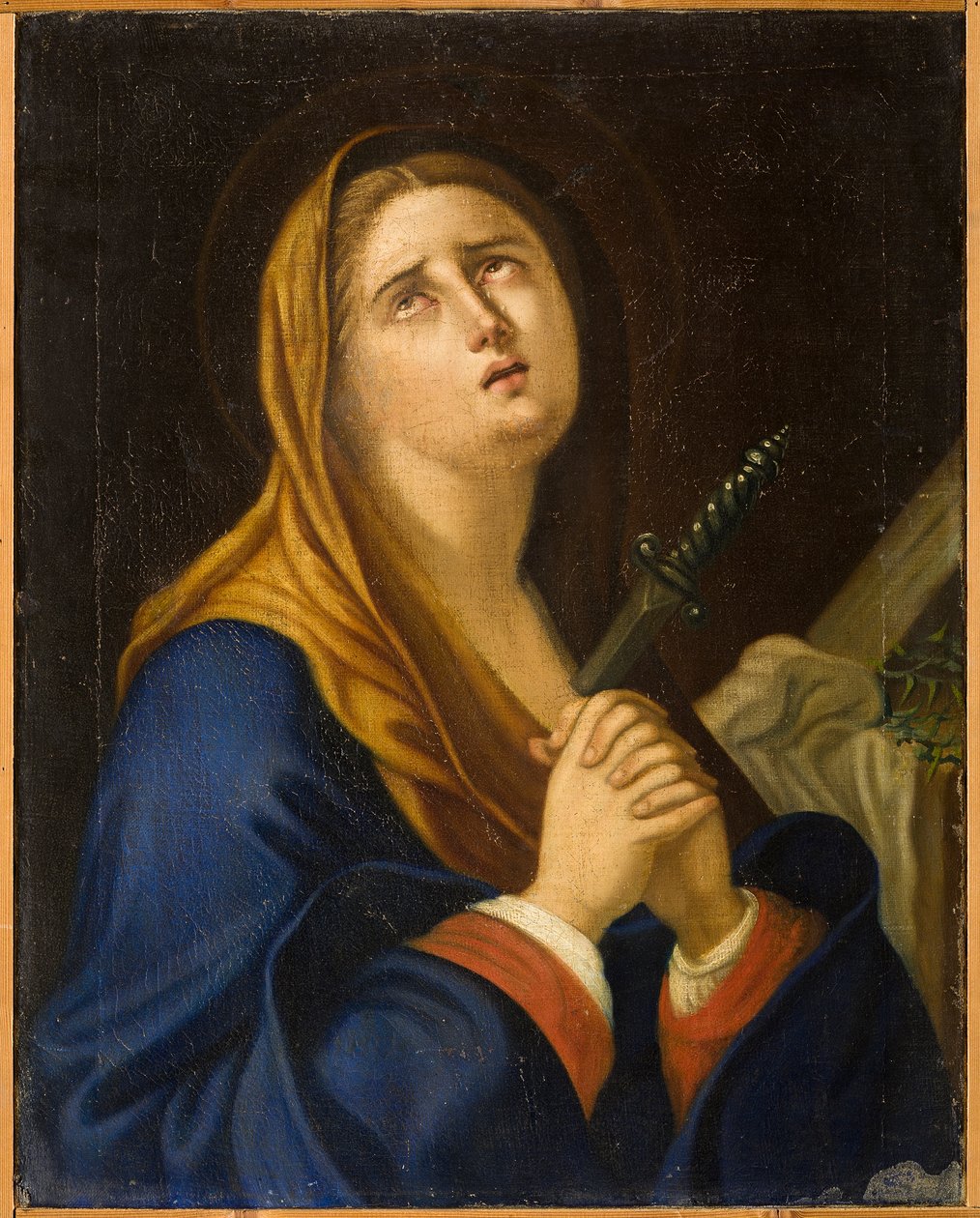 Matka Boska Bolesna, pierwsza połowa XVIII wieku (olej na płótnie) autorstwa Italian School